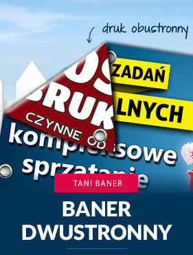 BANER DWUSTRONNY